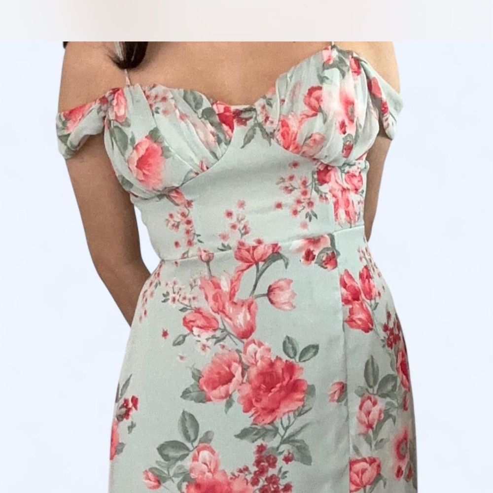 Floral Off-Shoulder Dress